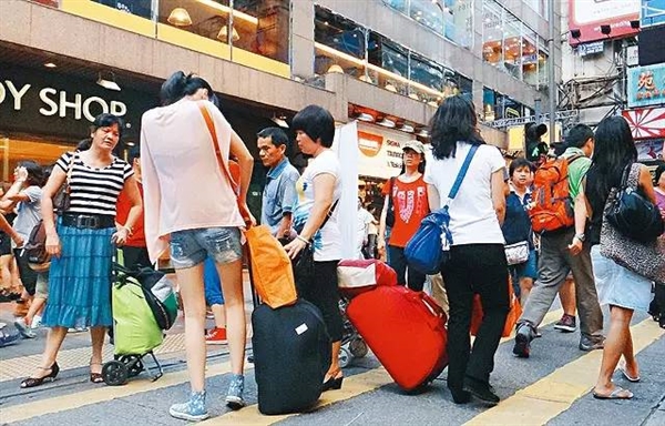 赴港游客